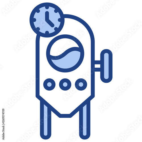 Fermentation Blue Icon