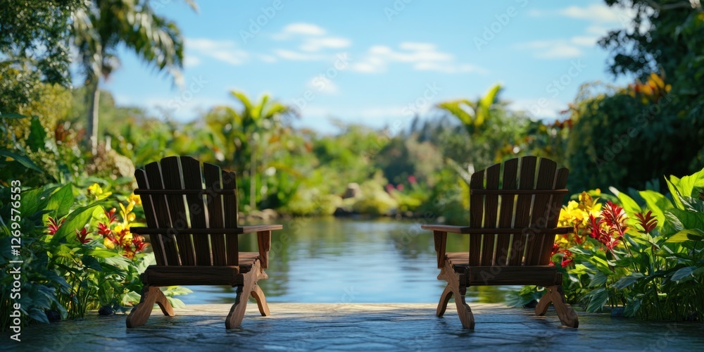 Obraz premium Water's Edge Seating