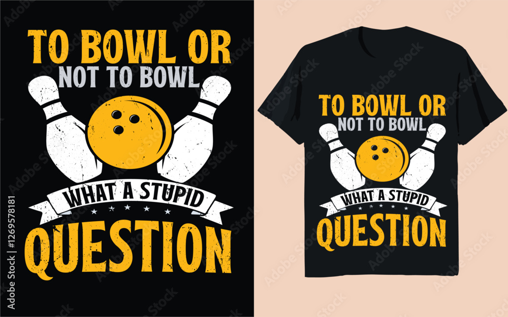 Fototapeta premium To Bowl or Not to Bowl? What a Stupid Question!