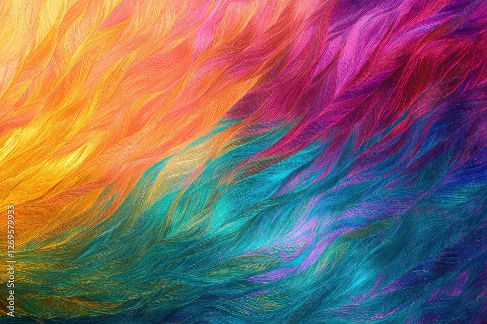 Iridescent holographic rainbow foil abstract texture for creative digital projects and modern design applications Iridescent holographic rainbow foil abstract texture for creative digital projects and modern design applications