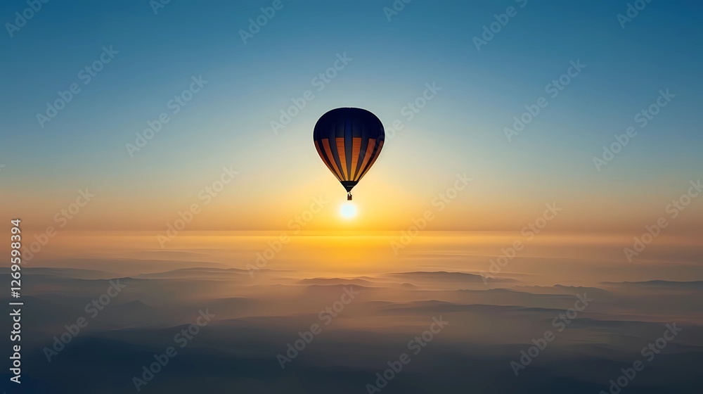 Obraz premium hot air balloon in the sky 