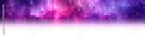 Vector illustration of vivid visual disturbances with the effect of pixel shift