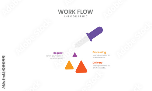 Business Workflow Infographic Layout