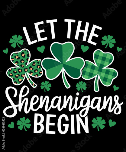 Shamrock Shenanigans leopard lucky