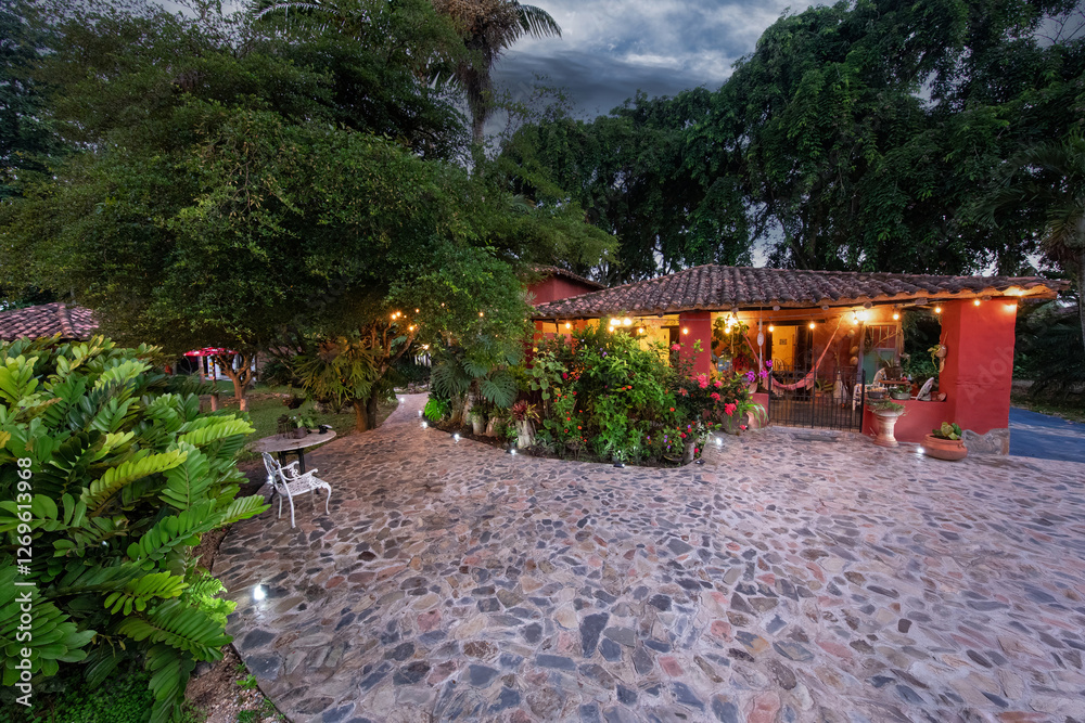 Obraz premium garden with flowers