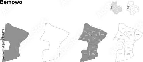 bemowo administrative warsaw SVG