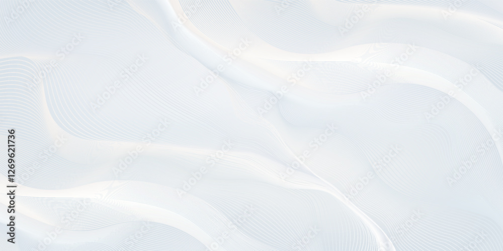 Obraz premium Premium background design with white line pattern (texture) in luxury pastel colour. Abstract horizontal vector template for business banner