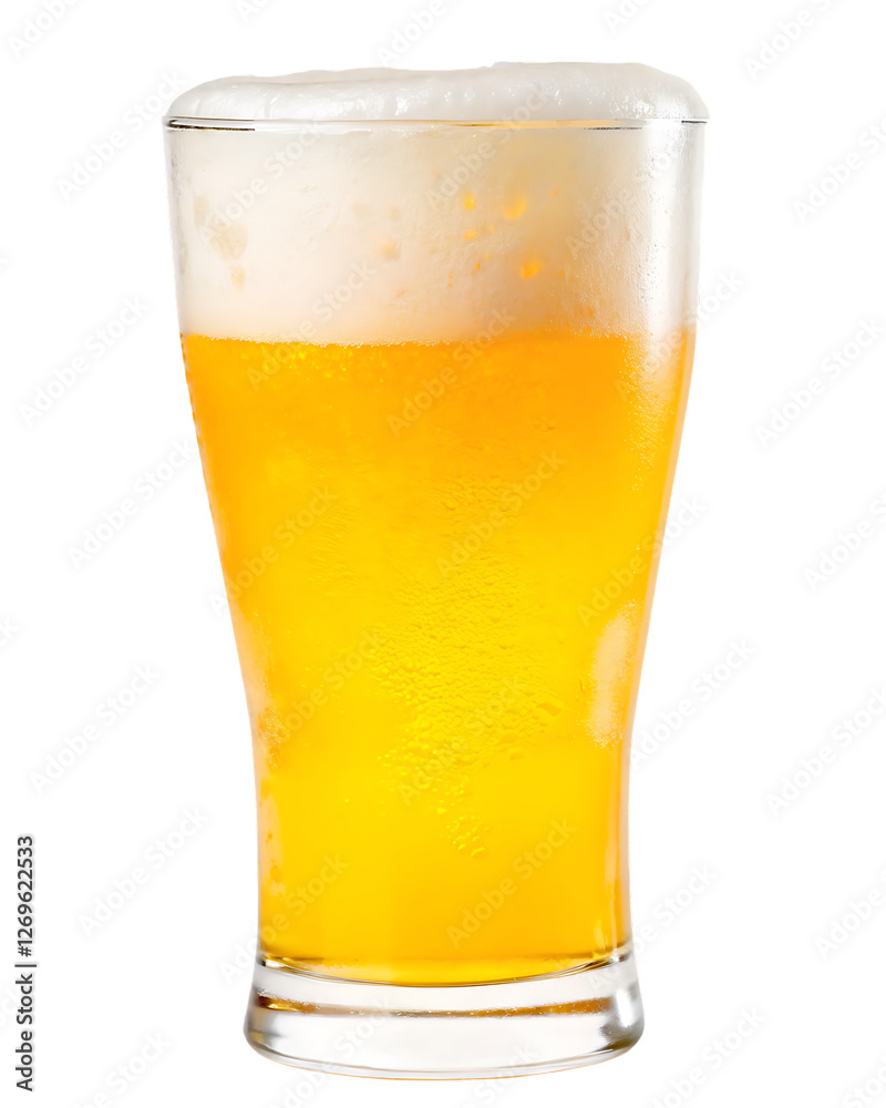 glass of beer isolated on white background.PNG glass of beer isolated on white background.PNG