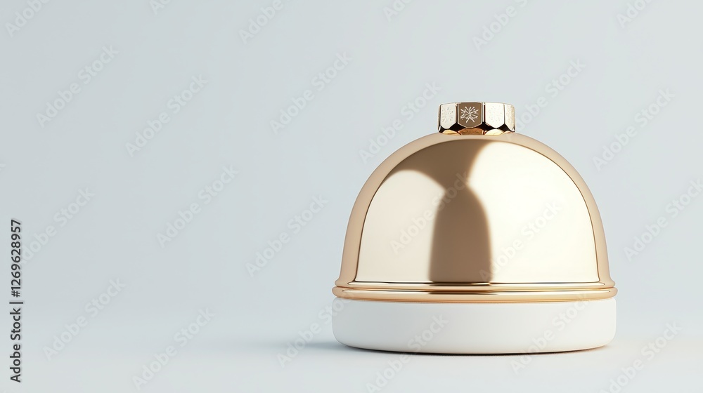 Service bell display luxury hotel lobby product photography minimalist setting close-up view hospitality concept Service bell display luxury hotel lobby product photography minimalist setting close-up view hospitality concept