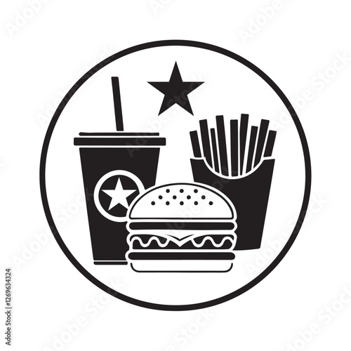 fast food flat icon