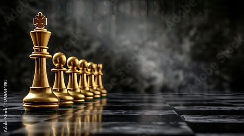 Strategic business chess  visualizing market domination strategies for competitive advantage
