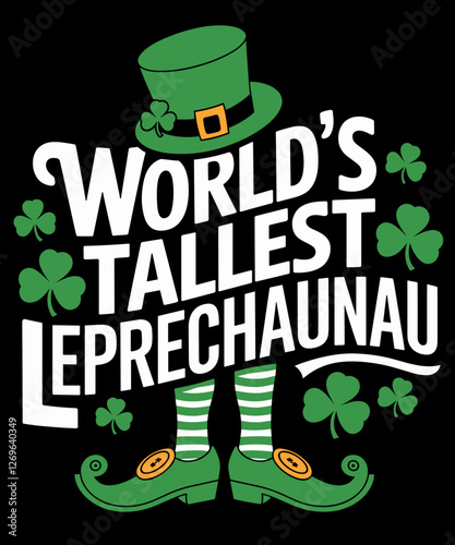 World's Tallest Leprechaun St Patrick's Day Funny Irish
