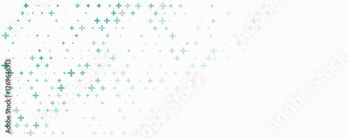 Healthcare medical background with random plus pattern. Medical technology banner.