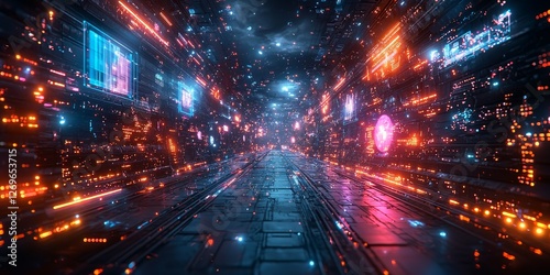 Holographic VR Combat Arena with Vivid Targets
