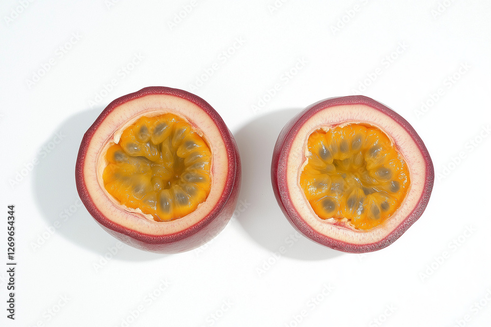 A fresh, juicy passionfruit with extract, symbolizing its digestive and skin-soothing properties. A fresh, juicy passionfruit with extract, symbolizing its digestive and skin-soothing properties.