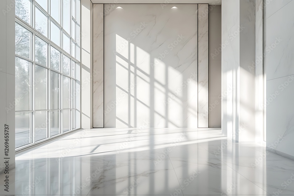 interior of new luxury house, view from the living room. interior of new luxury house, view from the living room.
