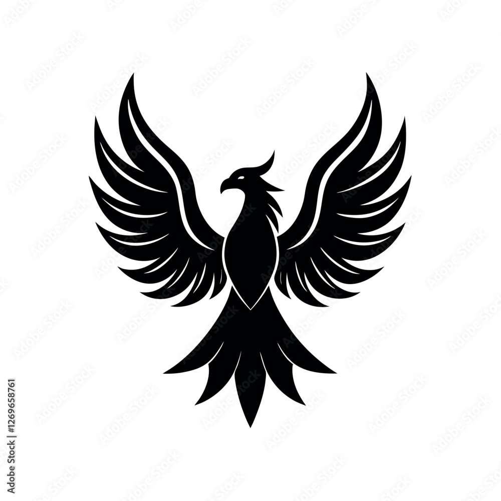Obraz premium vector illustration of an eagle