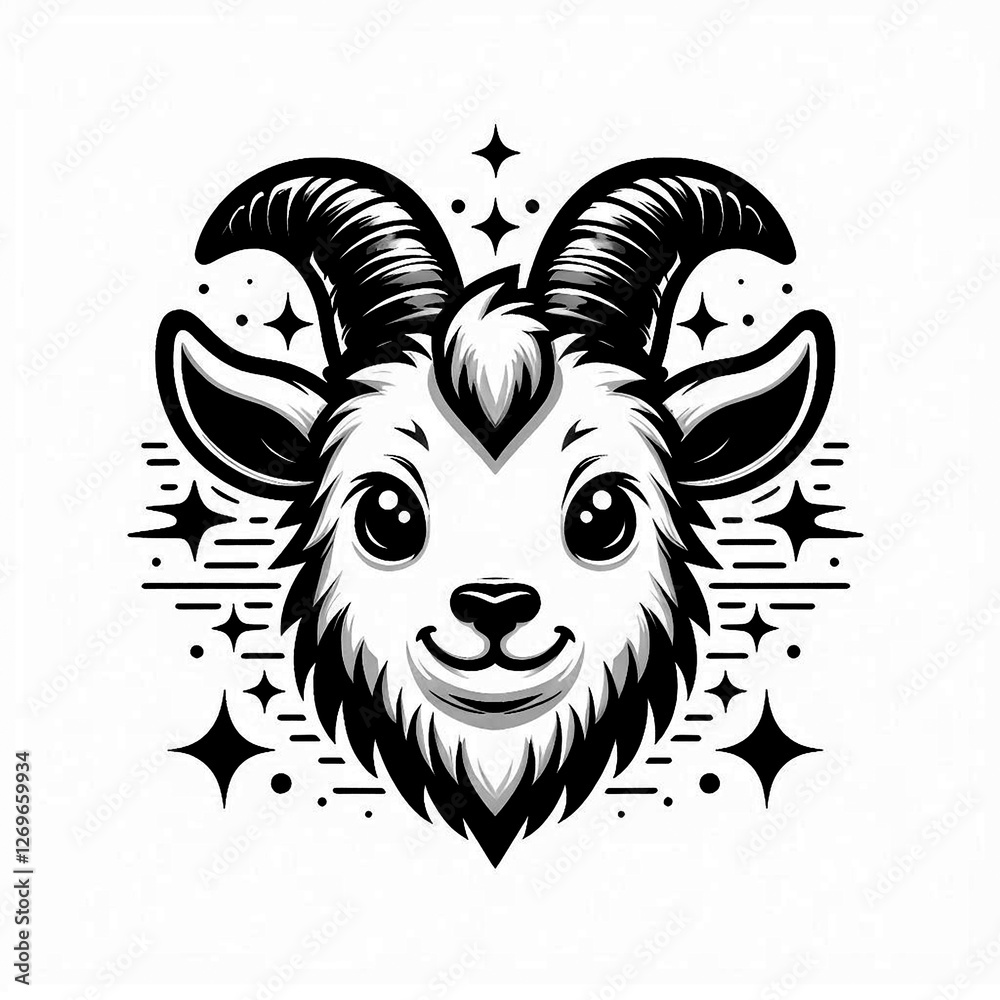 Obraz premium black and white mask