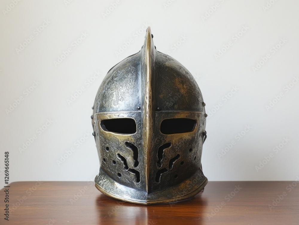 Fototapeta premium Helmet on Table