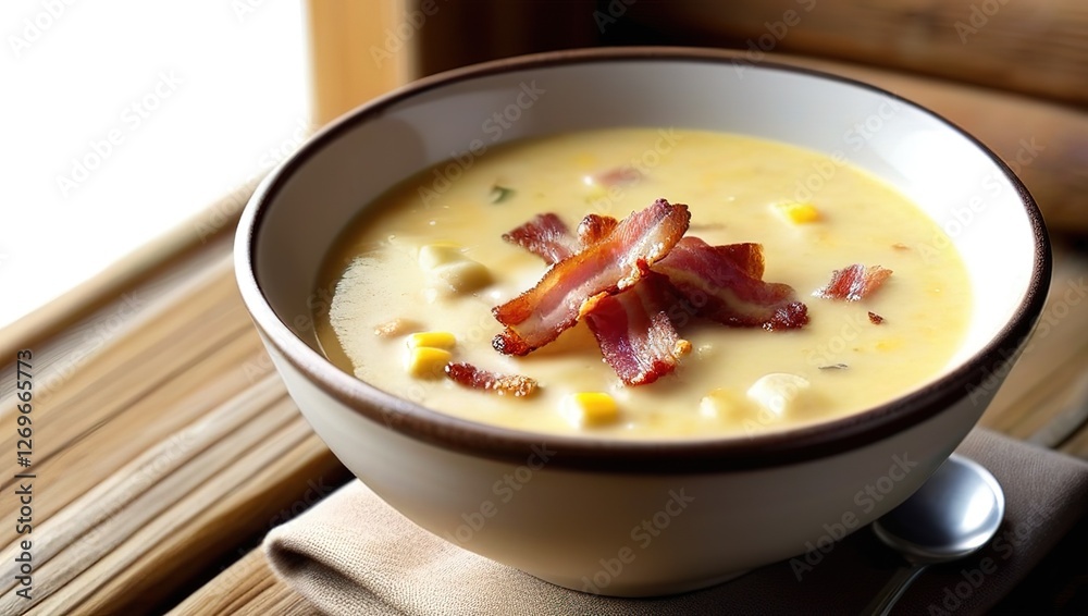 Creamy Corn and Bacon Soup Creamy Corn and Bacon Soup