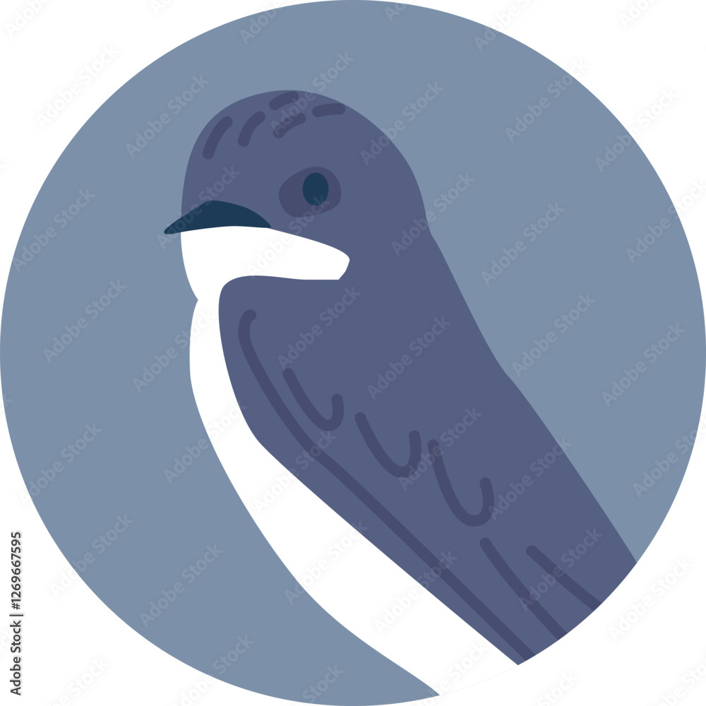 Obraz premium Wild forest bird vector illustration