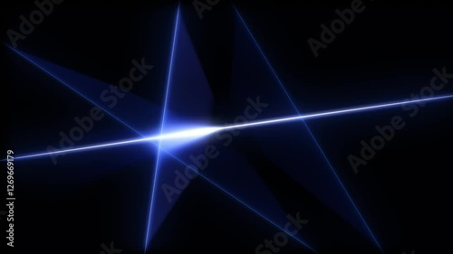 flickering laser line neon with rays fog beam, suitable for concert performance