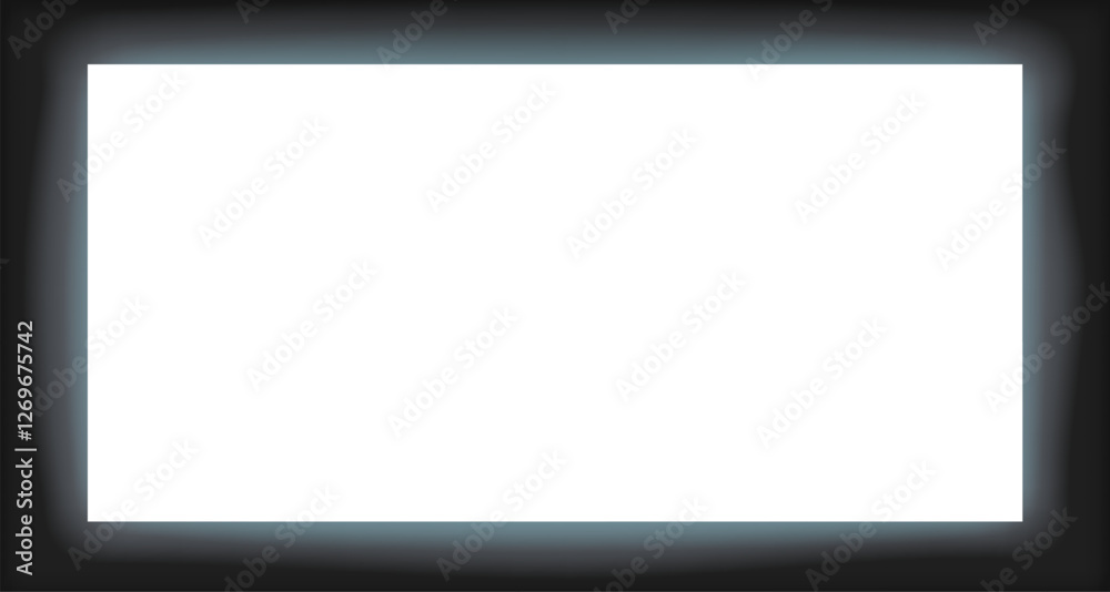 A high-resolution 3D vector image of an illuminated widescreen display in a modern cinema setting. The lighting effect enhances the immersive experience. A high-resolution 3D vector image of an illuminated widescreen display in a modern cinema setting. The lighting effect enhances the immersive experience.