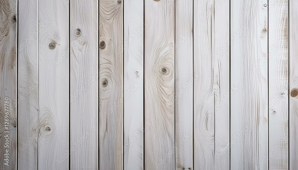 Fototapeta premium white planks background wood texture as template for design
