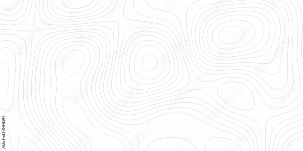 Abstract topographic contours map with geometric curved lines and shapes, topography topology vector black and white abstract background, Modern design of line geometric background with topography. Abstract topographic contours map with geometric curved lines and shapes, topography topology vector black and white abstract background, Modern design of line geometric background with topography.