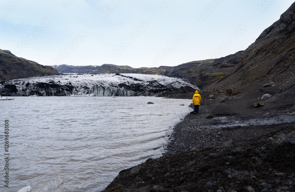 Sólheimajökull an der Südküste Islands