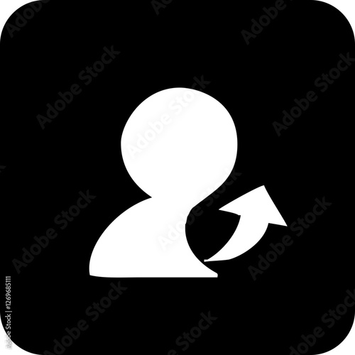 B-end shopping guide application black coloured icon pack