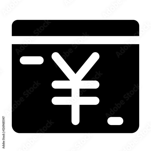 B-end shopping guide application black coloured icon pack