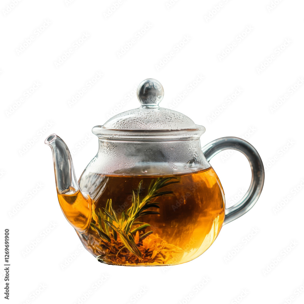 clear glass teapot filled with herbal tea, showcasing vibrant colors and steam rising, evokes sense of warmth and relaxation clear glass teapot filled with herbal tea, showcasing vibrant colors and steam rising, evokes sense of warmth and relaxation