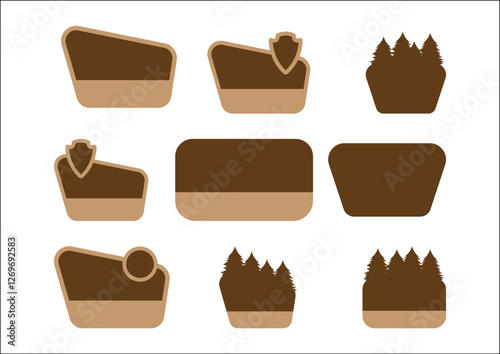 Customizable National Park Sign EPS