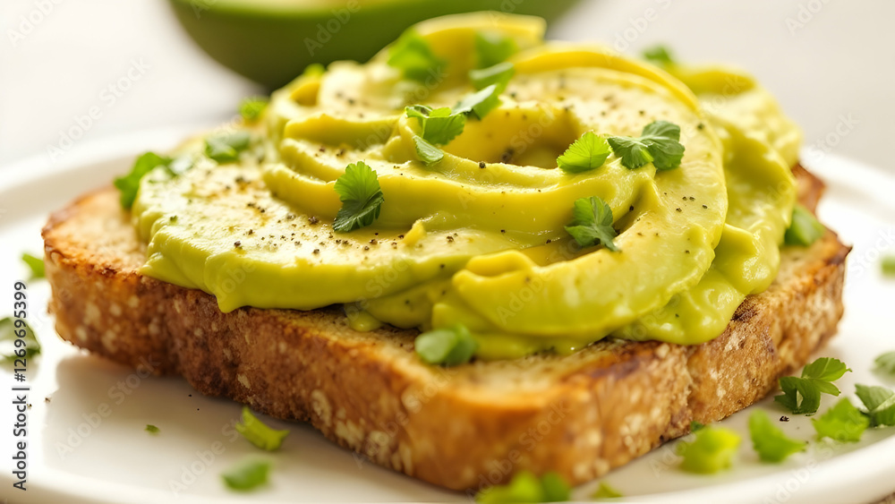 Avocado Toast: A soft blend from avocado green to a creamy, neutral beige. Avocado Toast: A soft blend from avocado green to a creamy, neutral beige.