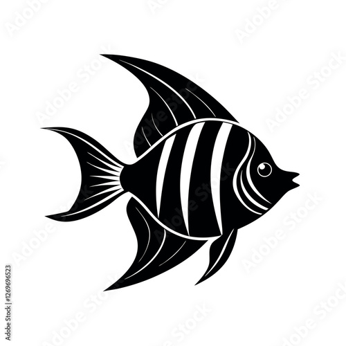 angelfish vector illustration