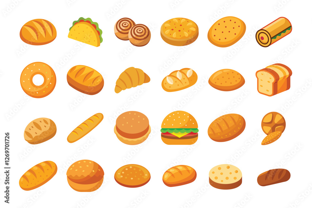 Bandle Bandi Breads Vector Illustration Bandle Bandi Breads Vector Illustration