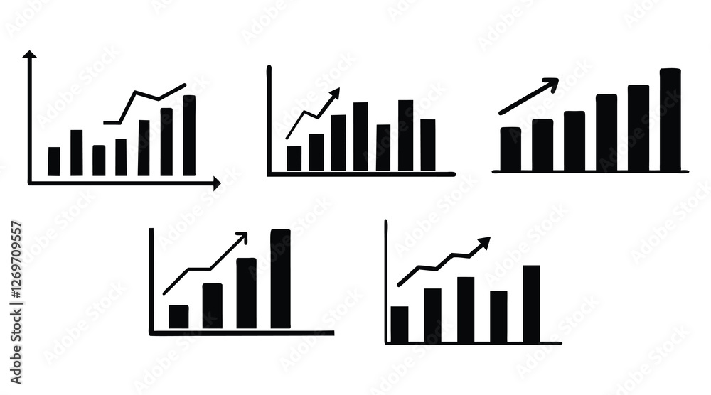 Graph bar vector illustration Graph bar vector illustration