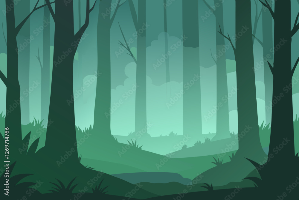 trees in the forest