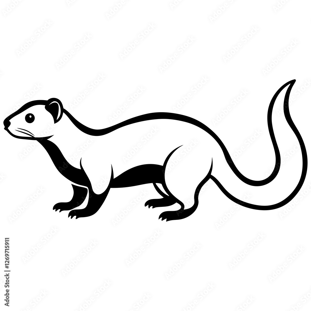 vector image of a dog