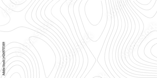 abstract curved geometric black lines arranging randomly, topography topology vector black and white abstract background, Modern design of line geometric background with topography.