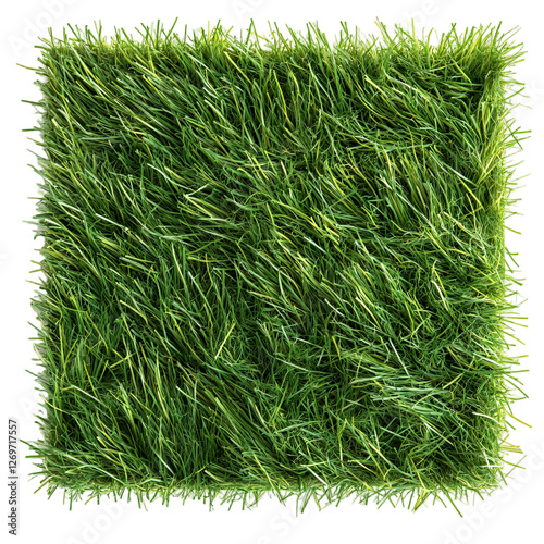 Lush Green Grass Texture Vibrant Spring Meadow Natural Turf Background