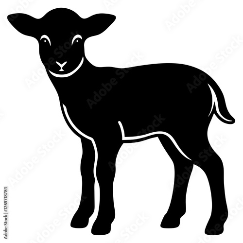 silhouette of a deer