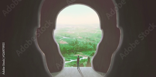 Photography Mental health, Mind, spiritual, freedom and soul concept artwork
