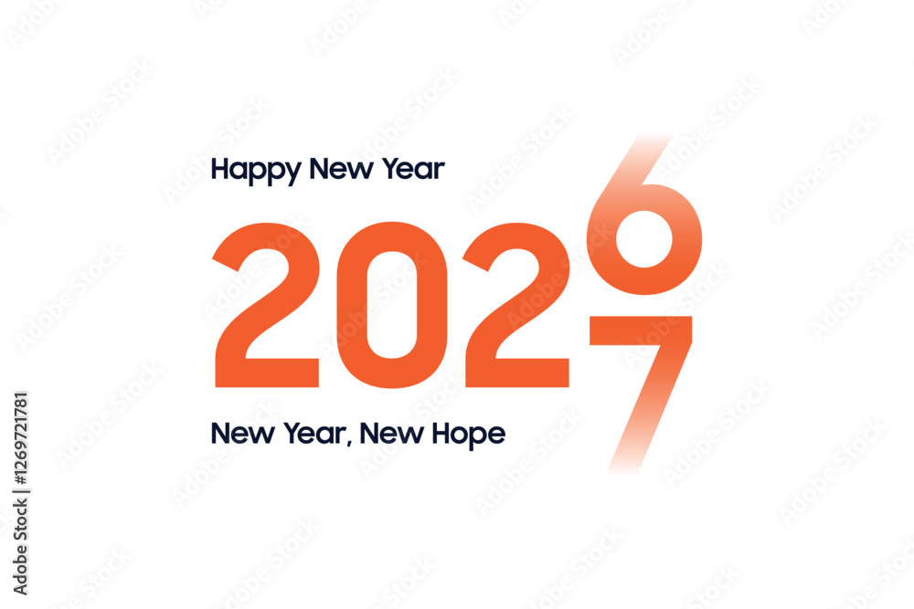 Happy New Year From 2026 to 2027 Design Template Happy New Year From 2026 to 2027 Design Template
