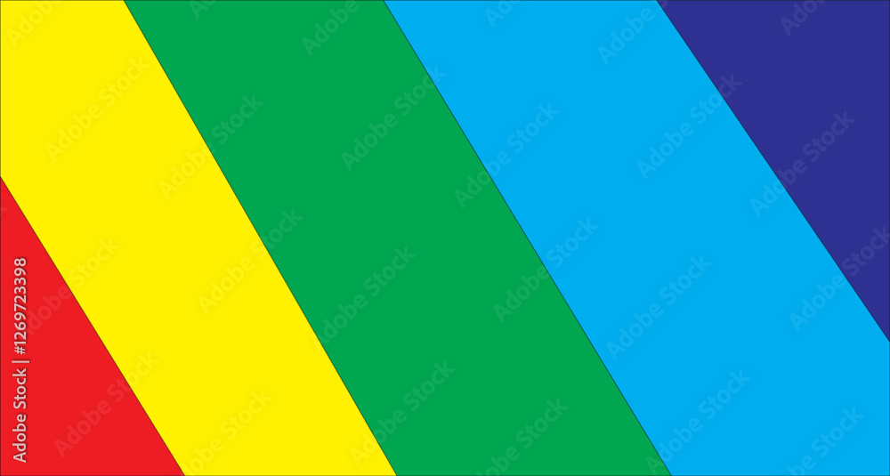 Flags of Ireland, Lithuania, and Jamaica with colorful designs on paper in a vector style, featuring symbols and national colors for each country Flags of Ireland, Lithuania, and Jamaica with colorful designs on paper in a vector style, featuring symbols and national colors for each country