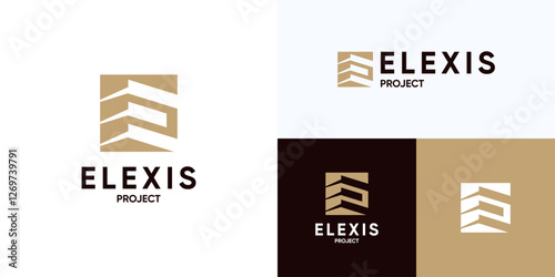 Building architecture construction logo design, Letter E Real Estate Architectural, Architect house repair, architecture design, Architect house, Home Building Logo Design, interior furniture sign
