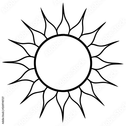 abstract sun vector illustration