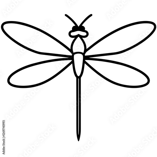 dragonfly vector illustration