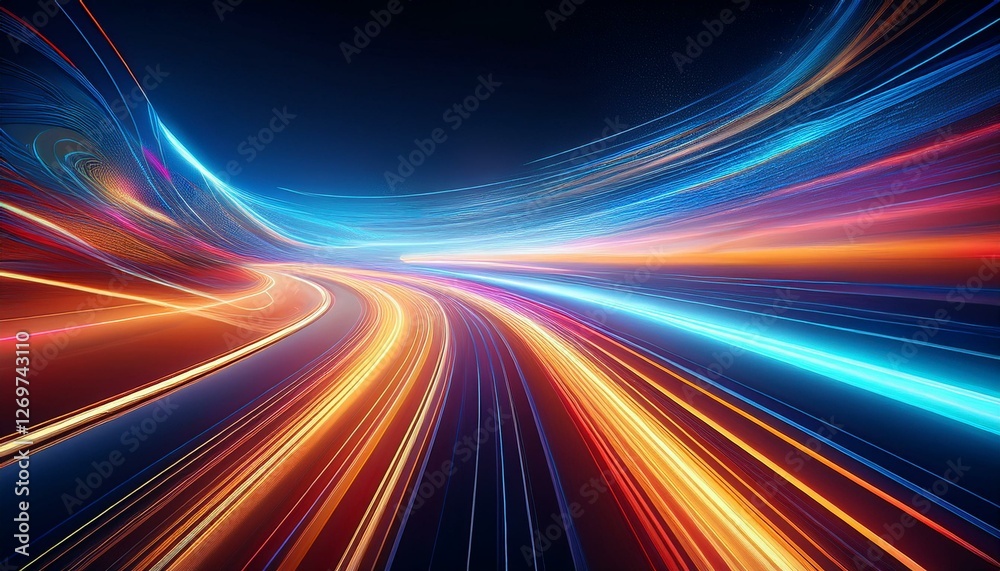 abstract speed motion on the road technology concept background illustration abstract speed motion on the road technology concept background illustration
